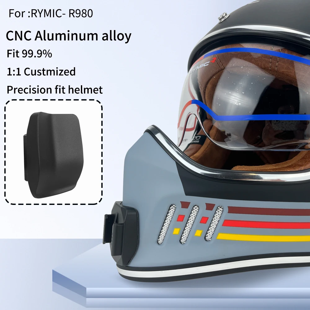 For RYMIC R935 977 980 V80 Motorcycle Customized Helmet Chin Mount for GoPro Max hero11 Insta360 oneRs Sports Camera Accessories