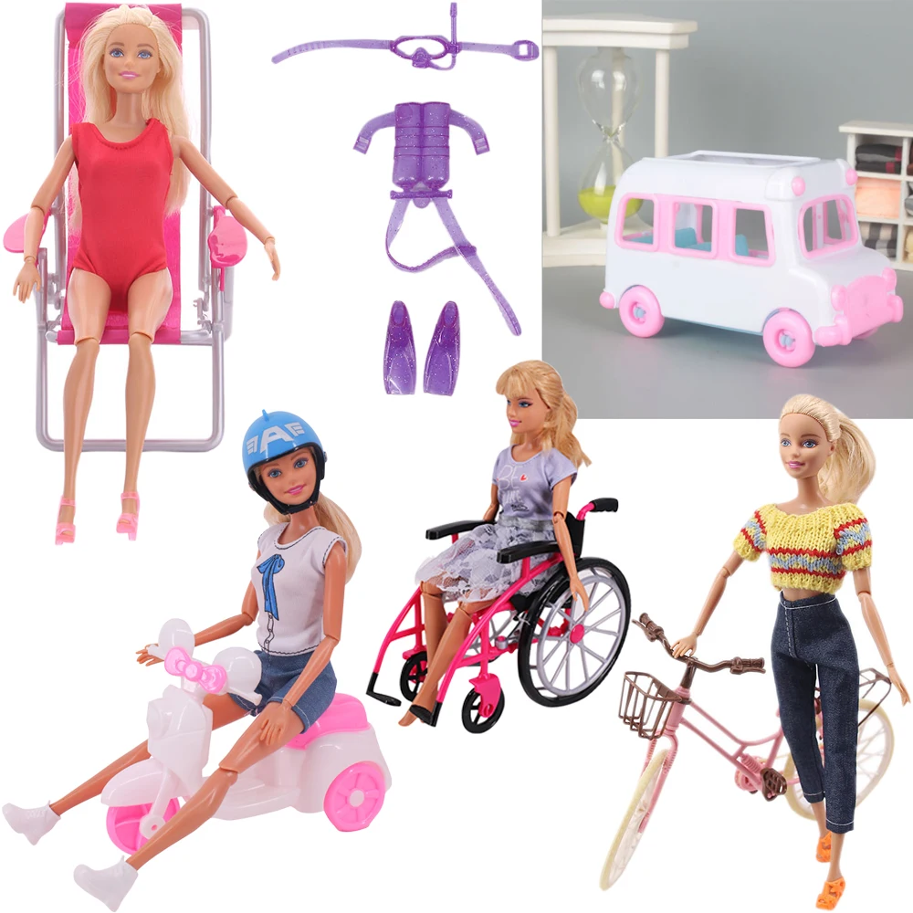 Babis Pop Accessoires Motor Fiets Auto Meubels Feestaccessoires Voor 30 CM & BJD Pop, onze Generatie DIY Meisje Speelgoed Cadeau