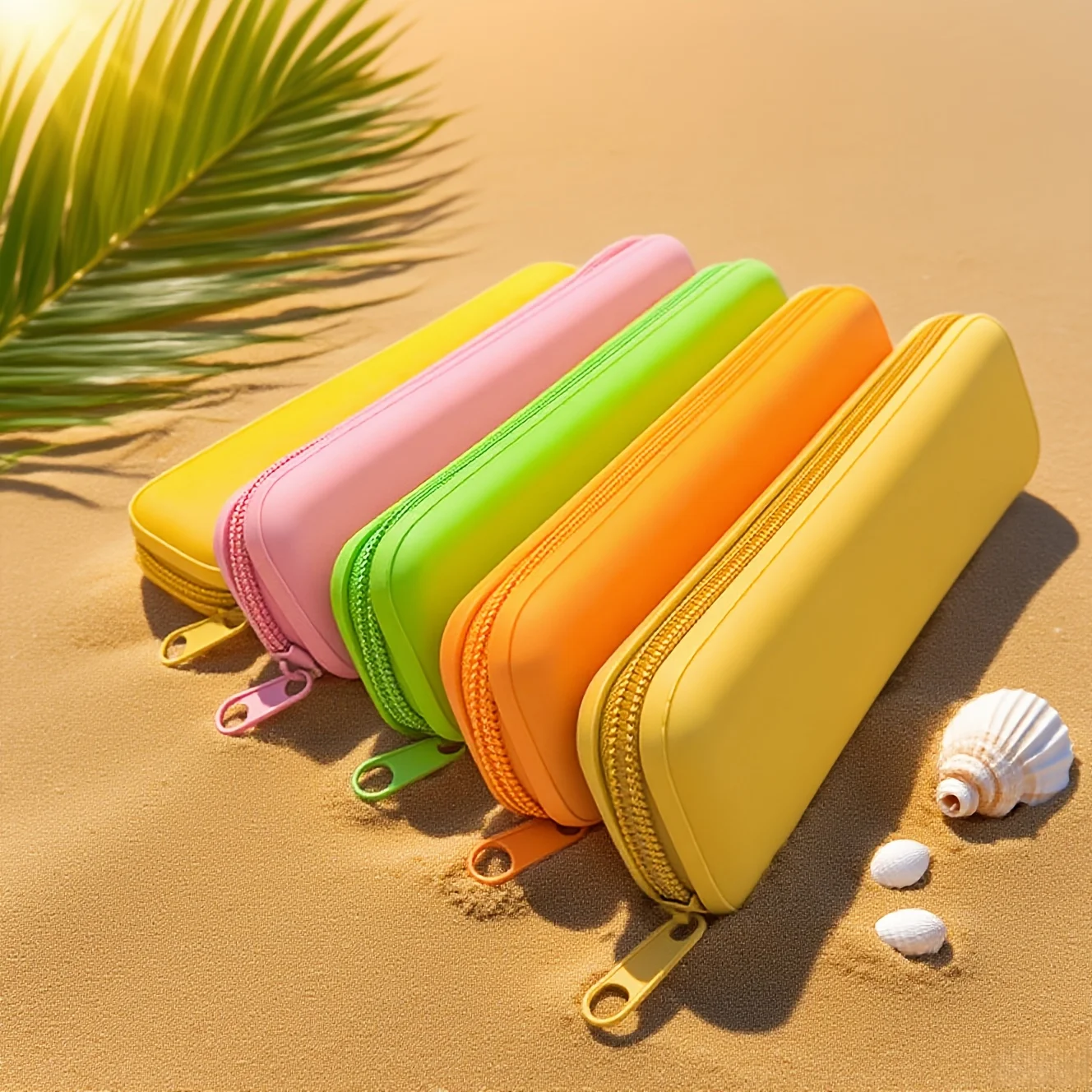 

Silicone makeup bag, student pencil case, beach handbag, cable earphone storage, portable key wallet