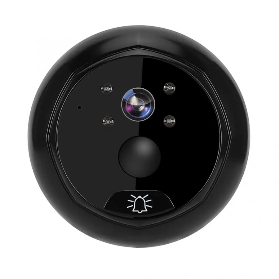 Campanello Video intelligente da 4.3 pollici Night PIR Door spioncino Viewer Home Security campanello notturno sistema di controllo accessi campanello telecamera