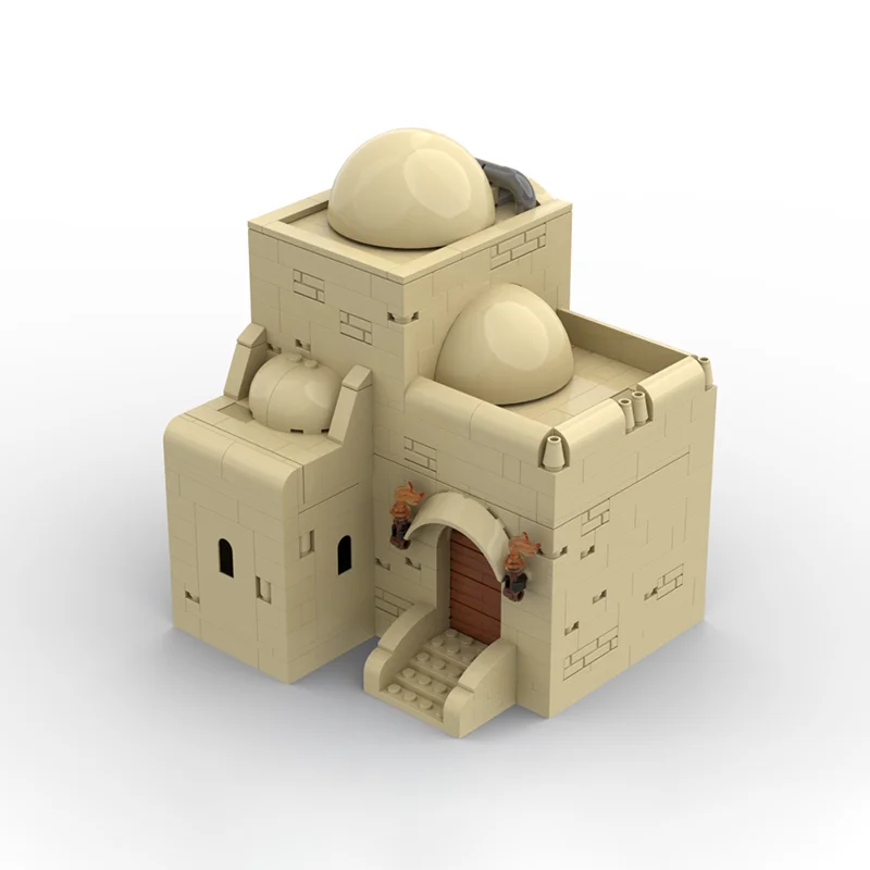 485 قطعة MOC تاتوين ركن البيت ستار معركة نموذج اللبنات هدية الكريسماس العمارة اللعب الإبداعية الطوب الاطفال عيد ميلاد #3