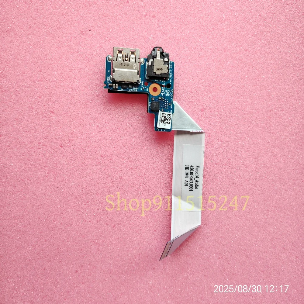 

Оригинальная аудиоплата USB для HP Pavilion x360 14 дюймов, 14m-dh0003dx с кабелем 448.0GK17.0011 455.0GK02.0001 18B36-1, 100% идеальная работа