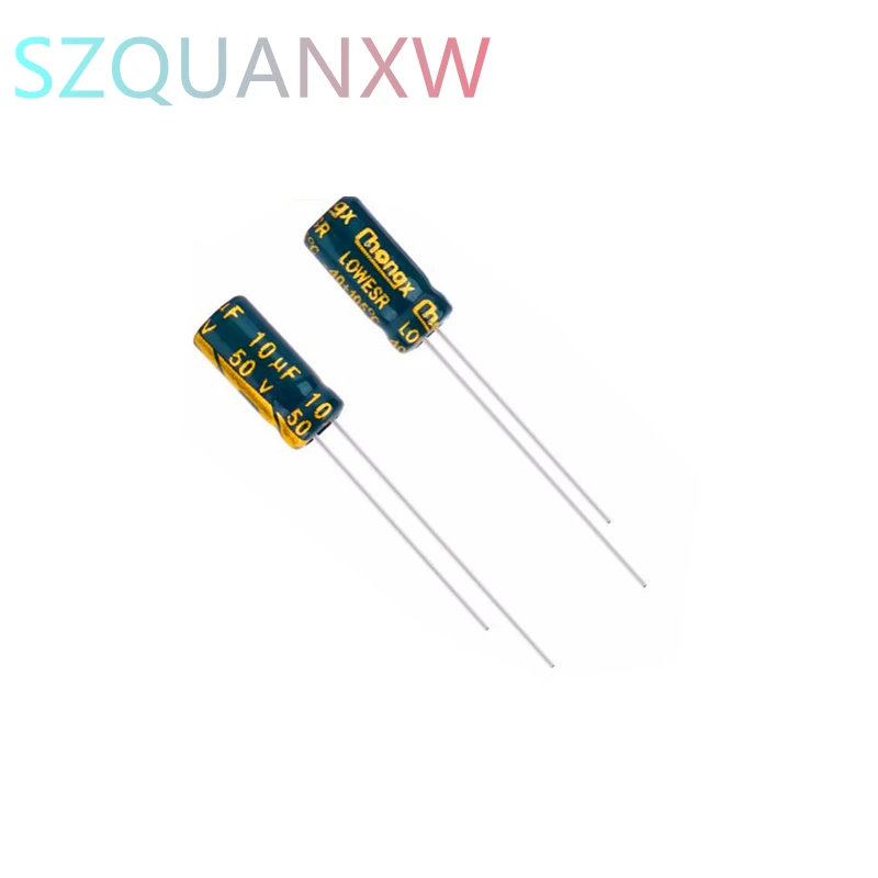 20PCS 50V10UF 5x11mm 5*11mmhigh frequency low resistance power motherboard long life electrolytic capacitors