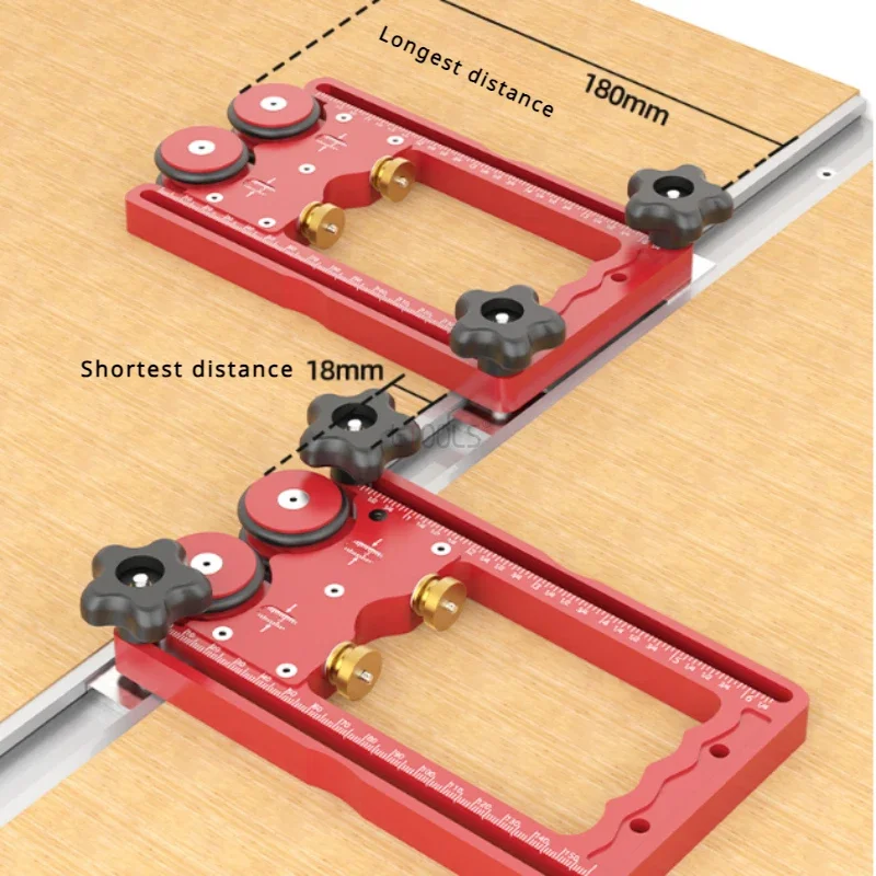 Imagem -04 - Estoque Ajustável Feather Loc Board Multi-purpose Clear-cut Anti Rebound Segurança Empurrando Ferramenta Auxiliar Guias-roller Guides