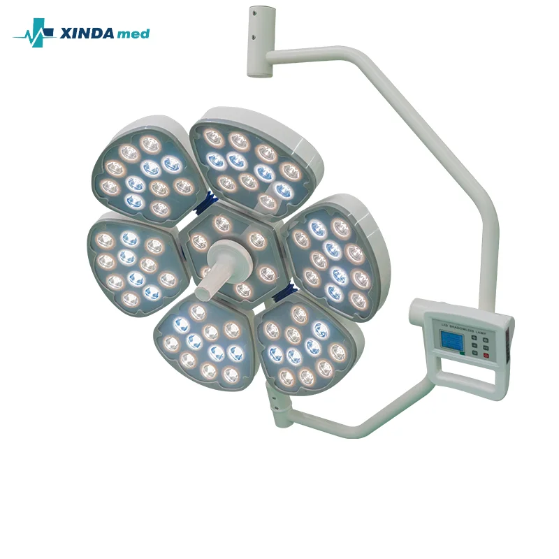 Hospital Operating Room Lamp Single Arm LED Surgical Shadowless Operating Lamp for Veterinary CE ISO 7 Days Fast Delivery