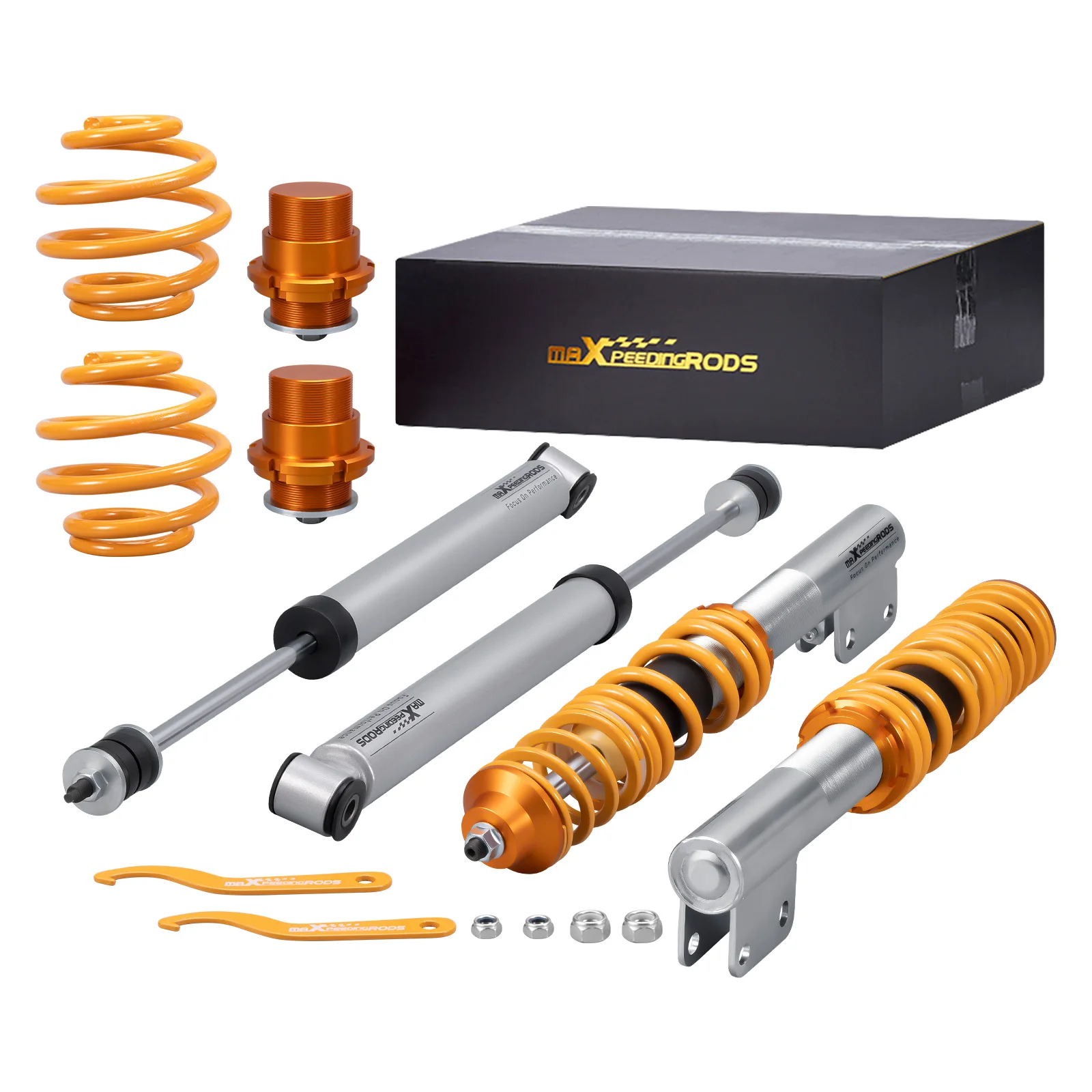 MaXpeedingrods Coilover for RENAULT CLIO II 1998-2005 Adjustable Height Suspension Struts Shock Absorber