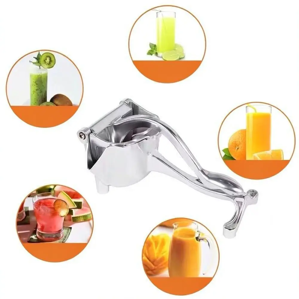 Manual Fruit Squeezer Aluminum Alloy Portable Juicer Kitchen Tool Hand Held Juice Press For Fresh Lemon Orange Extract
