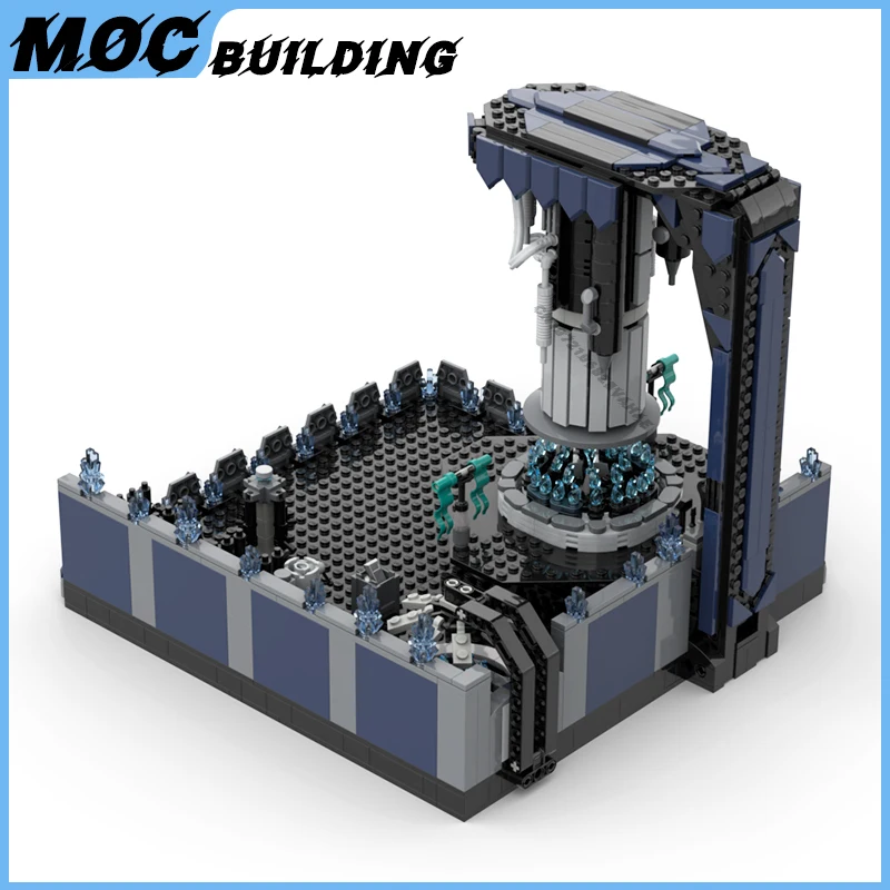 MOC Famous Movie Modular Scene The Great Forge Model Building Blocks DIY Assembly Bricks Collection Display Toys Creative Gifts