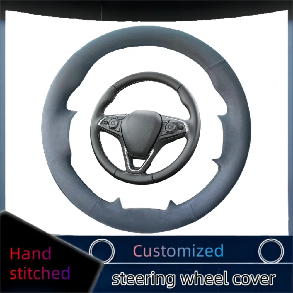 

Braid Car Steering Wheel Cover Wrap Hand Sewing Soft Suede Leather DIY For Buick GL8 Excelle Regal LaCrosse Envision S GL6