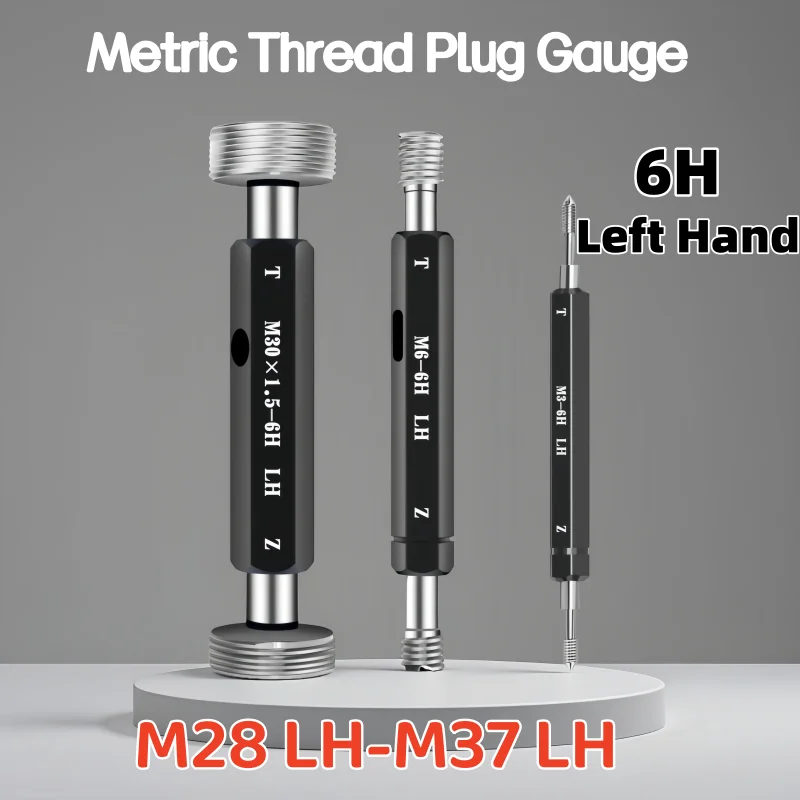 

1pcs M28 LH-M37LH 6H thread gauge, tooth gauge, left tooth plug gauge, anti tooth gaugeM28M29M30M31M32M33M34M35M36M37