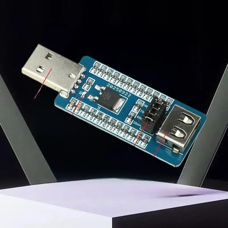 1/2 قطعة وحدة حماية شحن البطارية USB من النوع A مع تدفق تيار قابل للتعديل #1