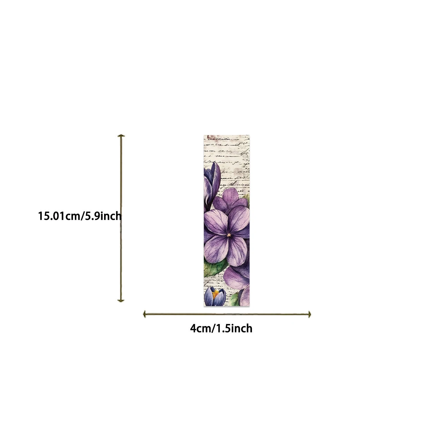 30pcs Vintage Floral Bookmarks, Colorful Botanical Designs Paper Reading Labels, Ideal for School Supplies & DIY Decorative Gift