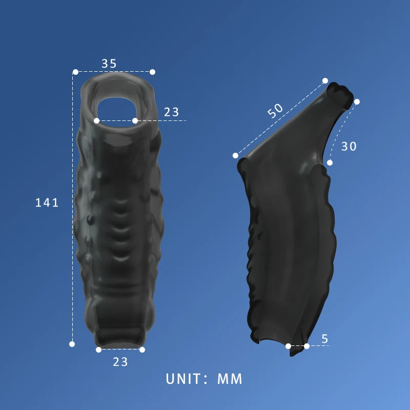 2022 New Reusable Penis Sleeve Glans Penis Enlarger Extender Delay Ejaculation Cock Ring Sex Toys For Men Couples Sexy Rings 18+