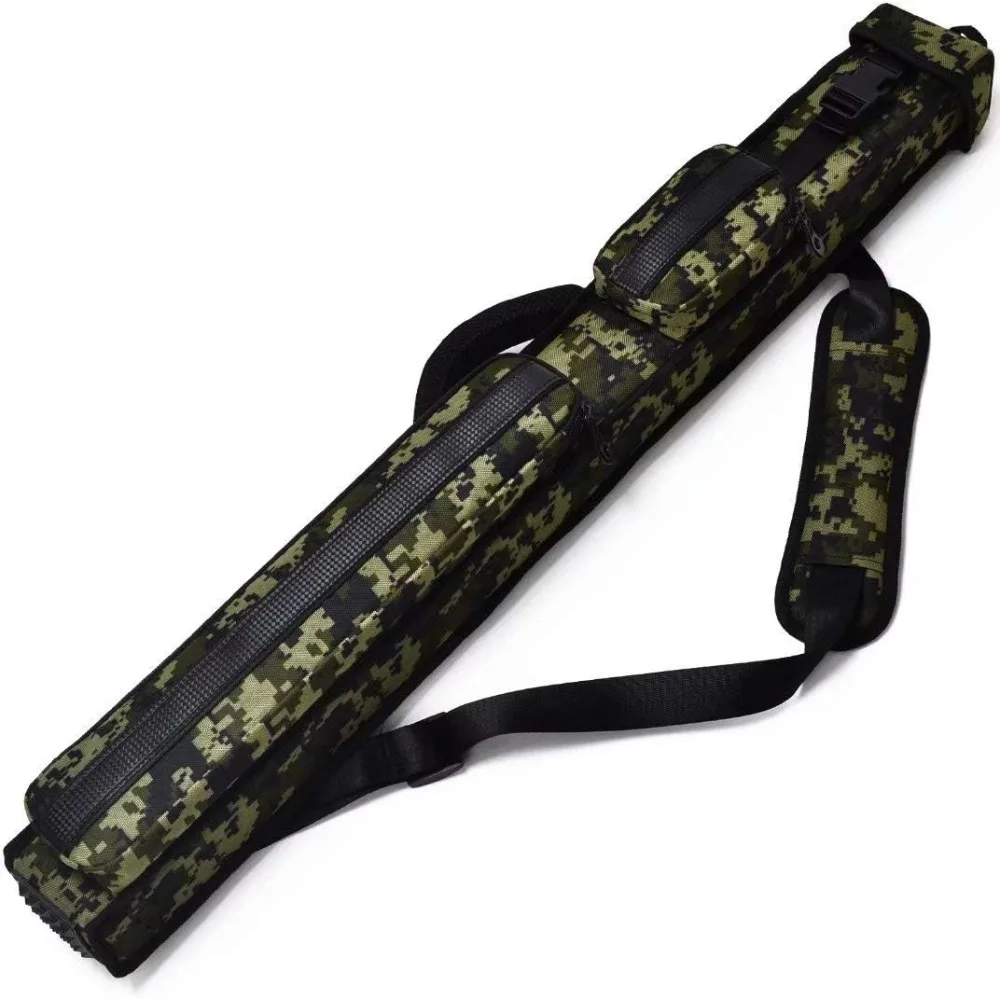 

2x2 Чехол для кия из нейлоновой кожи из искусственной кожи Сумка для переноски бильярдных палок для хранения