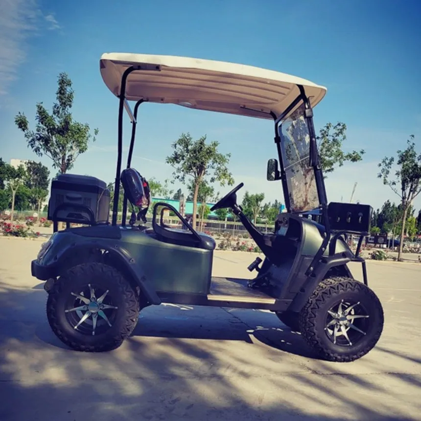 High Speed 6/2+4 Seater Electric Street Legal Golf Cart 60V Lithium Battery All-Terrain Off-Road Golf Cart Golf Cart Model A