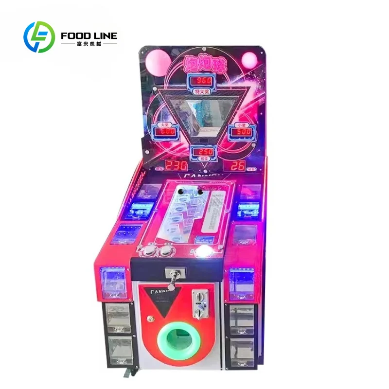 

Customized Coin Operated Games Cannon Ball Shooting Arcade Game Machine Pinball Machine for Kids and Adults