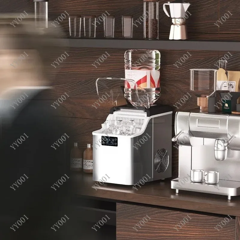 Commercial Antibacterial Ice Maker 25KG Square Ice Cube Machine for Bedroom Dorm