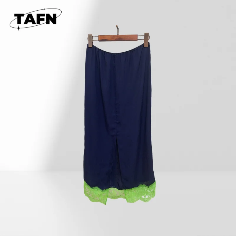 Women’s Casual Skirt High Waist Aesthetic A-Line Solid Color Skirt for Daily Wear  Casual High Waist A-Line Skirt AH1621