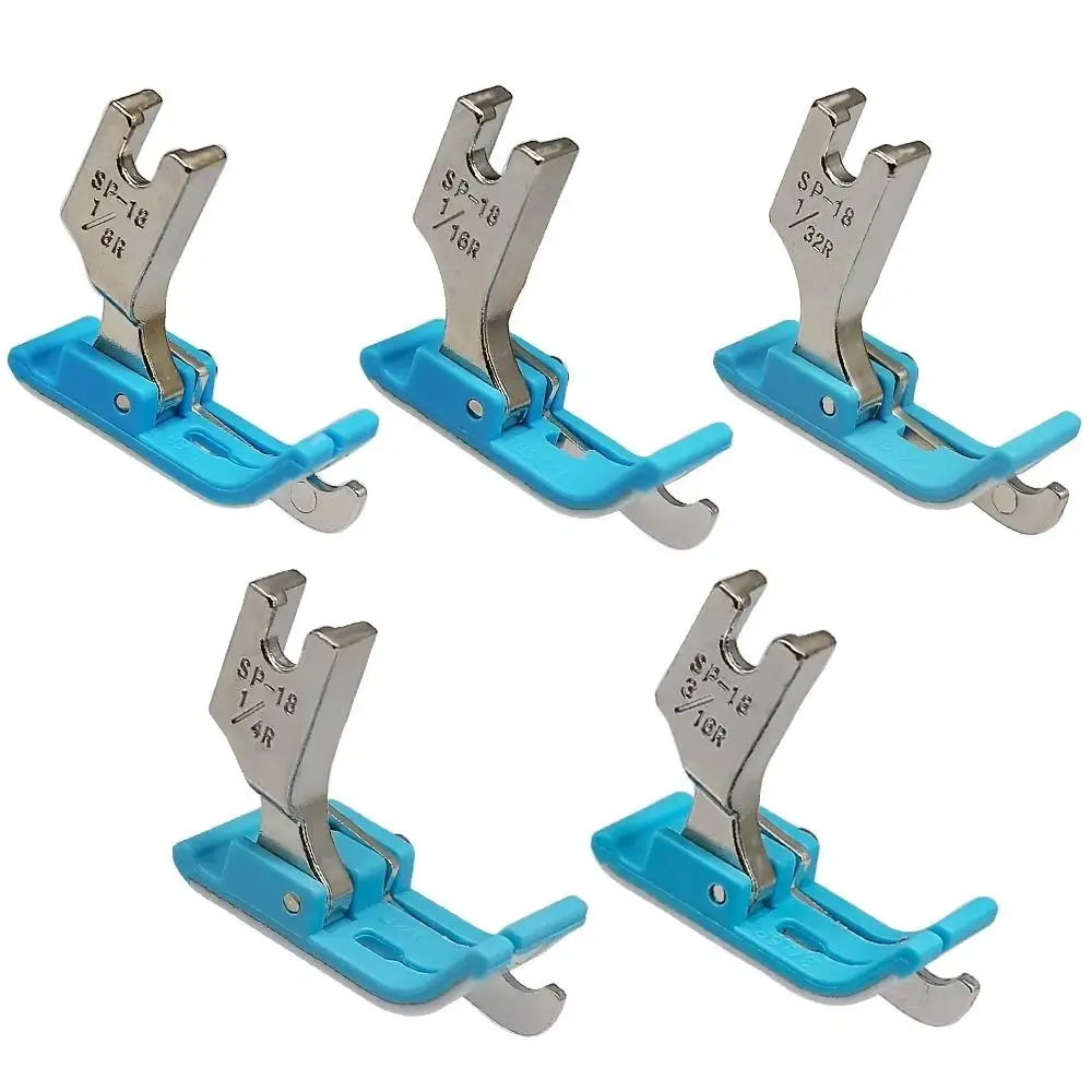 Machine Parts Right Side Guard SP-18 Presser Foot Plastic 1/4 3/16 1/8 1/16 1/32 Embedded Line Foot Sewing Tools Flat Car