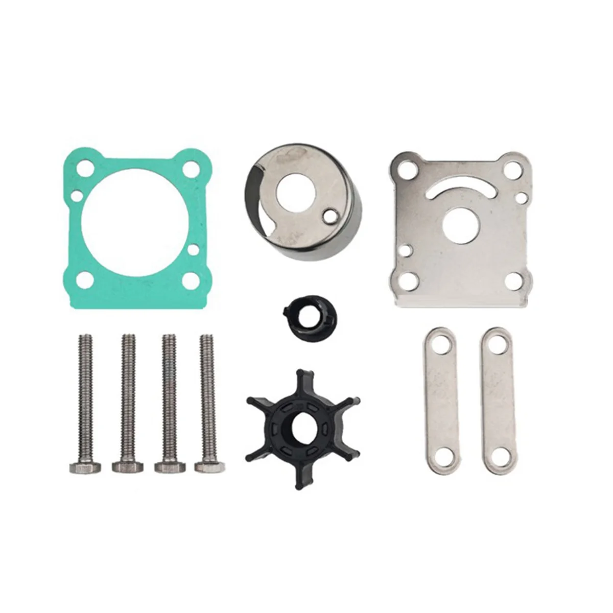 6G1-W0078-A1 Water Pump Impeller Repair Kit for Outboards 6HP 8 6G1-W0078-00 6G1-W0078-01