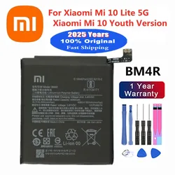 2025 Years 4160mAh BM4R Original Battery For Xiaomi Mi10 Mi 10 Lite 5G / Mi 10 Youth Version High Quality Phone Battery + Tools