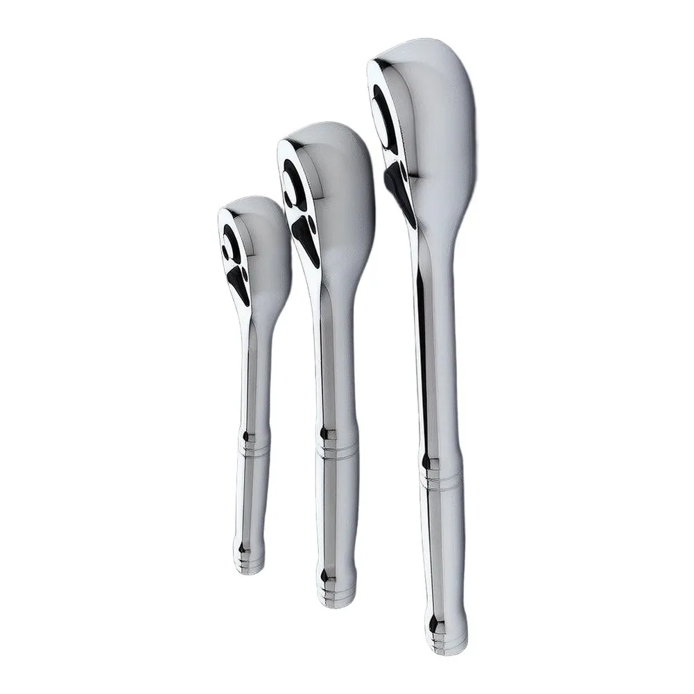 Head Ratchet 3/8 Drive 90 Tooth Precision Gear 180 Degree Swivel 4 Degree Movement for Mechanical and Home Workshop Use