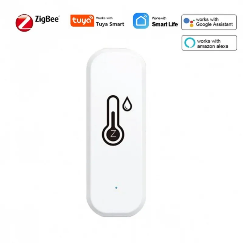 

Support Tuya Zigbee Temperature Humidity Sensor Smart Home Device Compatible with Google Home Alexa for Environmental Monitoring