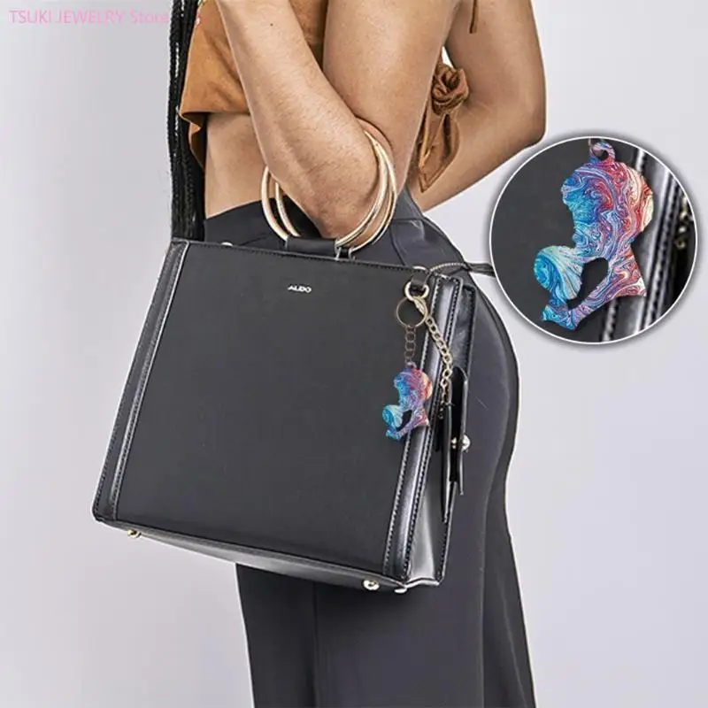 62KE DIY عيد الأم قلادة صب قالب من السيليكون عدة Keyrings فن الحرف اليدوية #4