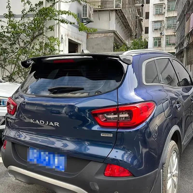 For RENAULT KADJAR Hatchback /2016-2020 Roof Spoiler Wings ABS Plastic Car Trunk Tail Lip Accessories Body Kit