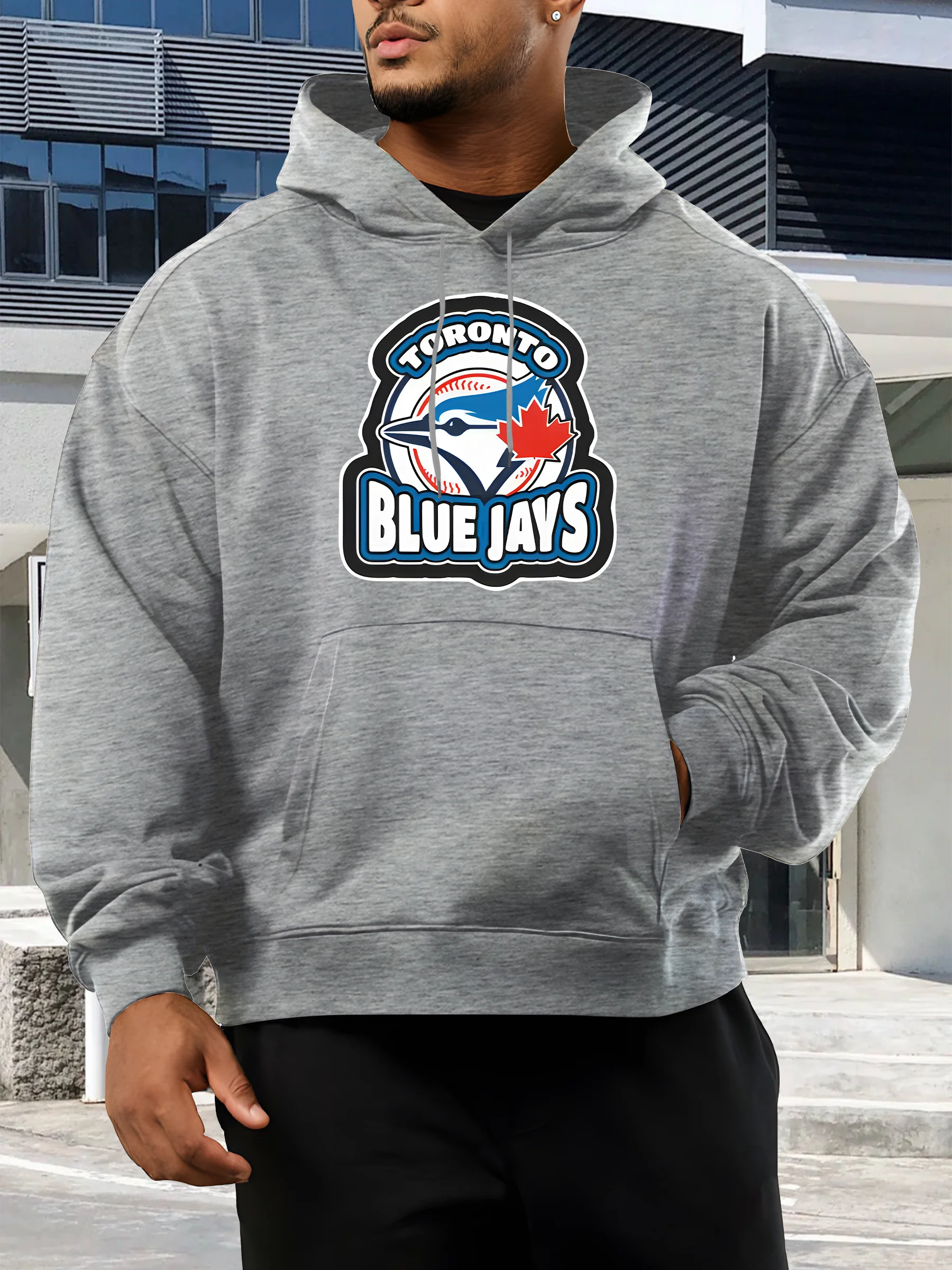 

All-Season Comfort, Black Sporty Pullover for Casual Attire & Sports Fans, Comfortable Clothing, Durable Fabric, Smooth Texture