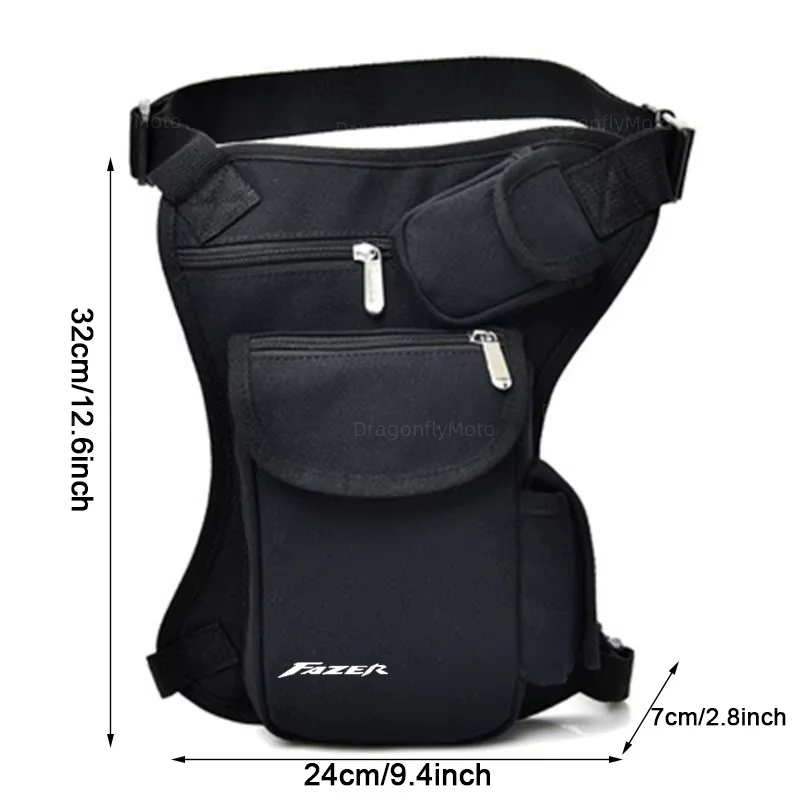 For Yamaha FZ1 FAZER FZ6 FZ6R FZ8 FAZER FZ750 FZR1000 Motorcycle Drop Leg Bag Outdoor Multifunctional Hip Belt Waterproof Waist