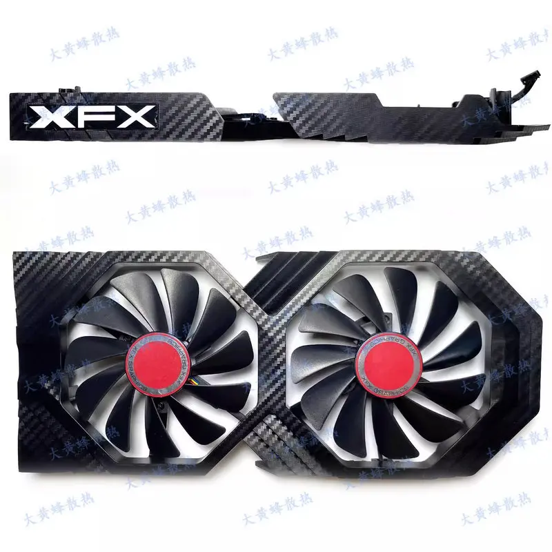 The Shell Frame Fans for XFX RX580 RX585 RX588 RX590 RX598 Gaphics Video Card