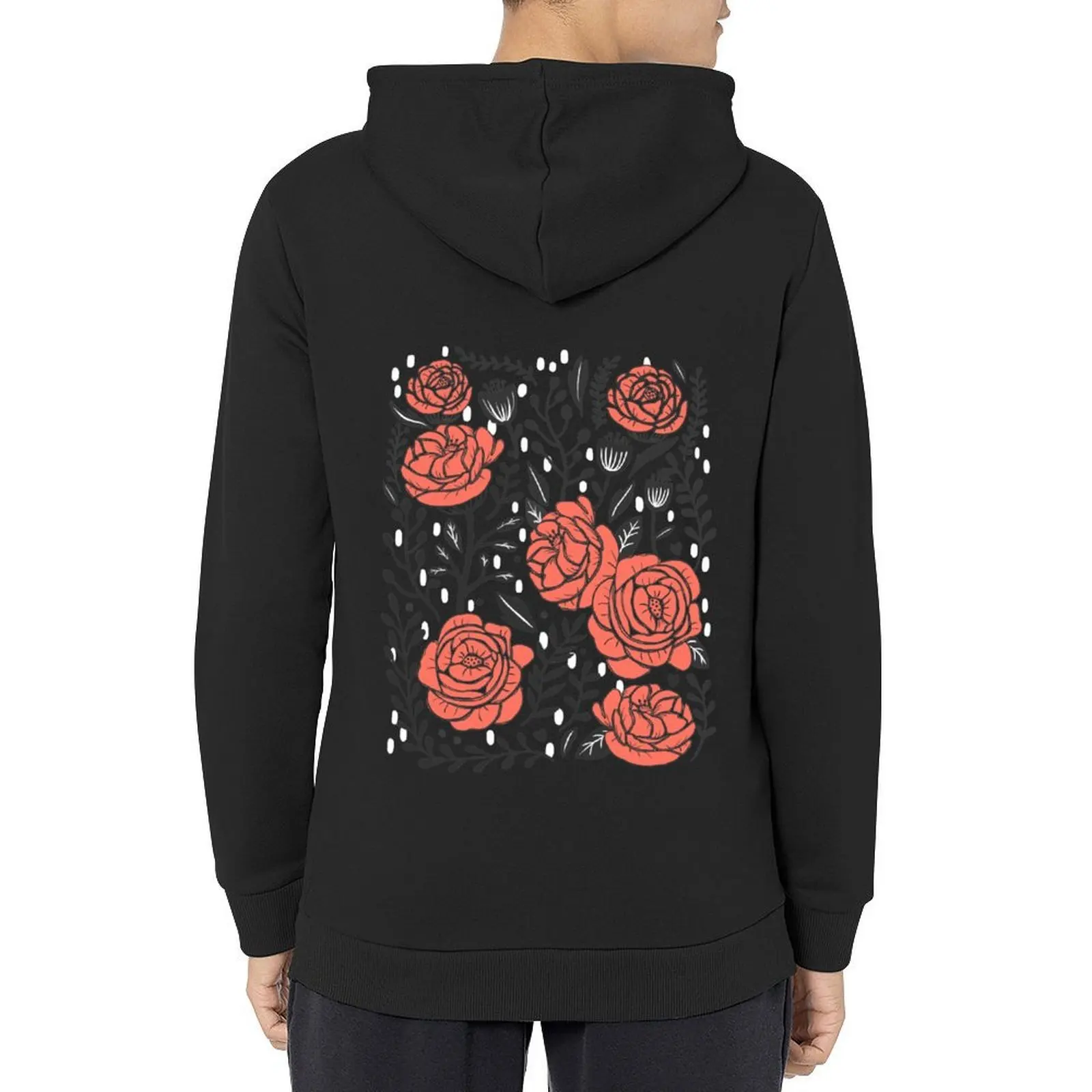 

Orange Garden Hoodie korean autumn clothes japanese style clothes for men graphic t shirts men new in hoodies and blouses