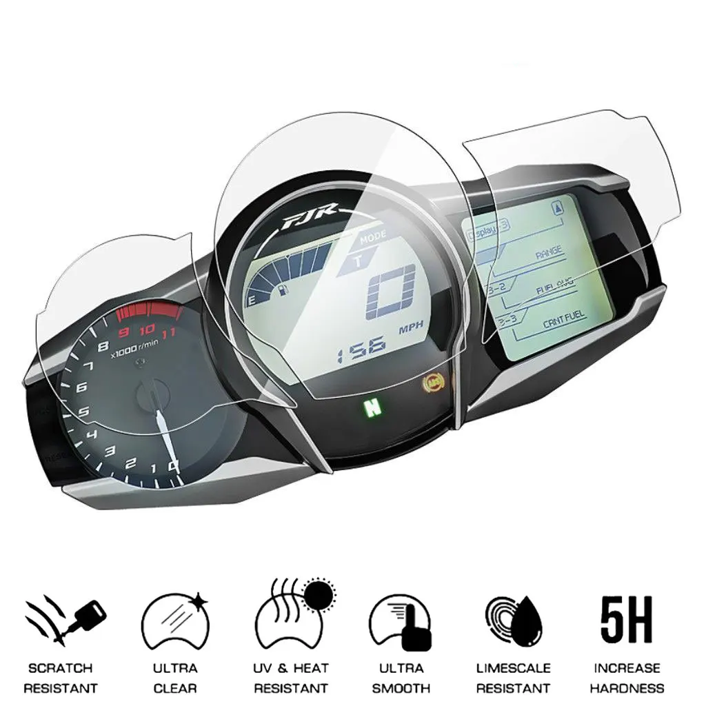 Motorcycle Scratch Cluster Screen Dashboard Protection Instrument Film For YAMAHA fjr 1300 FJR1300 2013-2021 2022