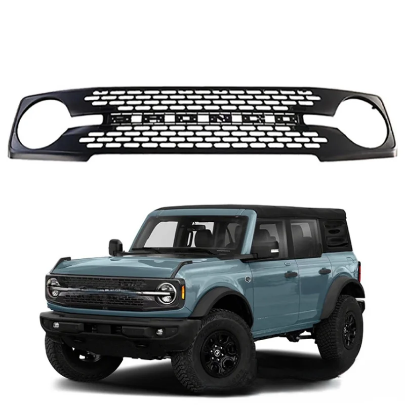 

for 2021-2024 Ford Bronco the front bumper grille customization