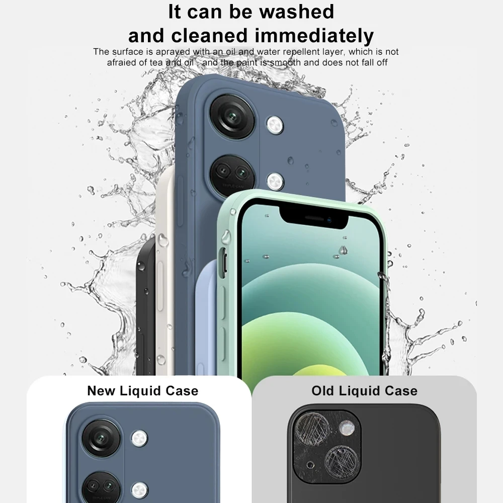 For OnePlus Nord 3 Case Original Liquid Silicone Full Protection Soft Cover For OnePlus Nord 3 One Plus Nord 3 Nord3 Phone Cases