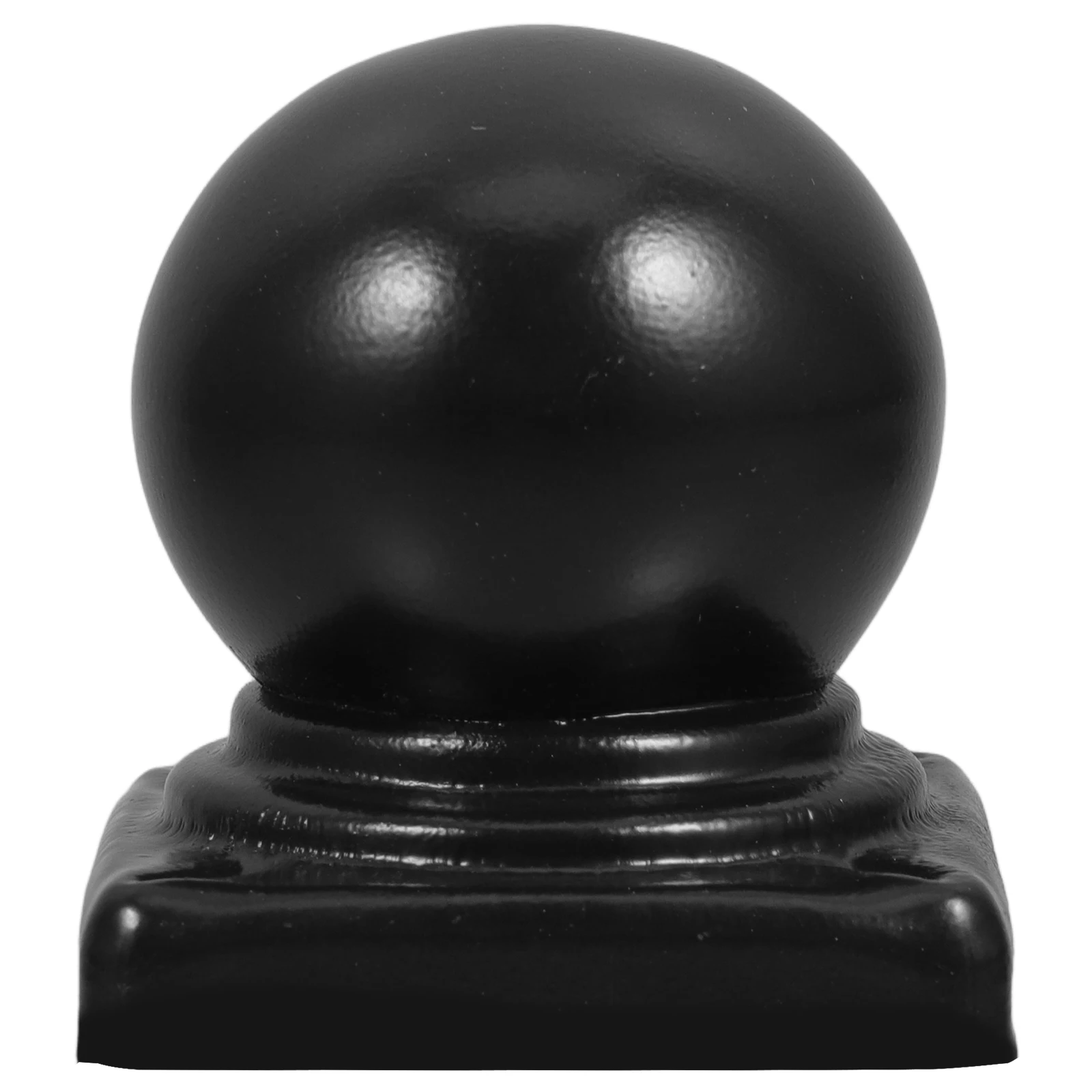 

Iron Pillar Capital Fence Post Tops Finials Caps Decor Black Wrought Railing Deck Column Gate Covers Replacement Lawn Fence