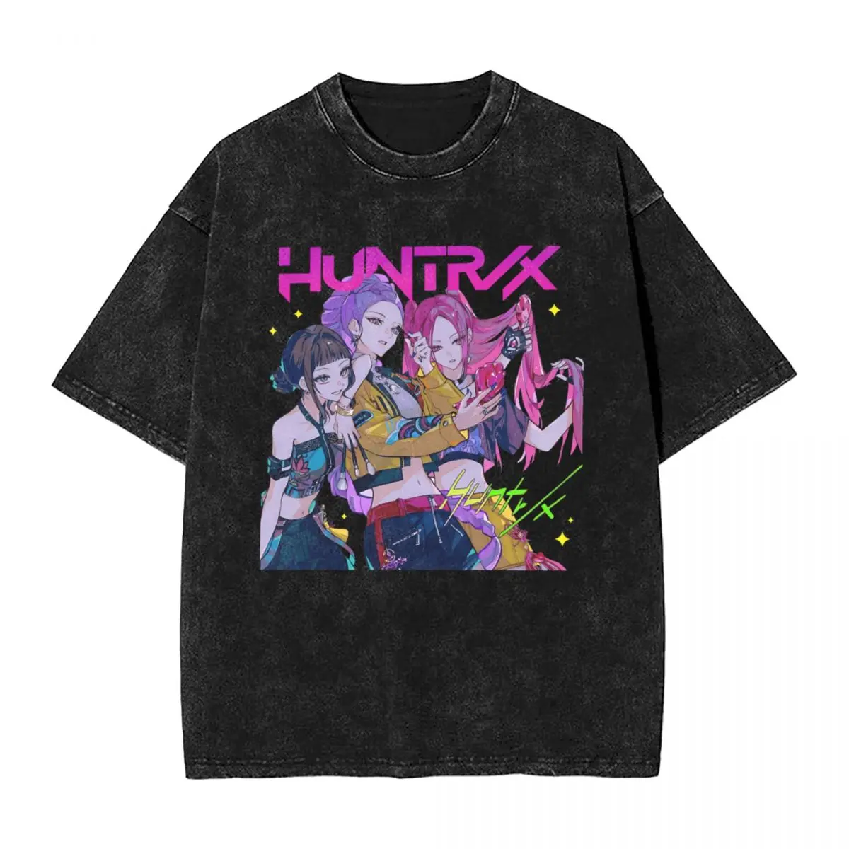 

Men Huntrix Rumi Zoey Mira Kpop Demon Hunters T Shirts Tops Beach Y2K Fun Short-Sleeve T Shirt O Neck Fashion Print Tshirt