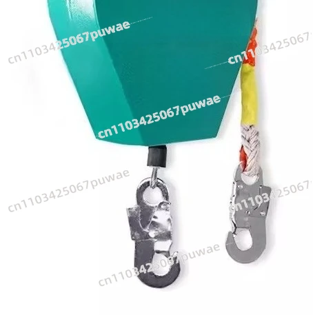 

High-Altitude Self-Locking Fall Arrest Device Steel Wire Rope Descender for Construction Elevator Tower Safety