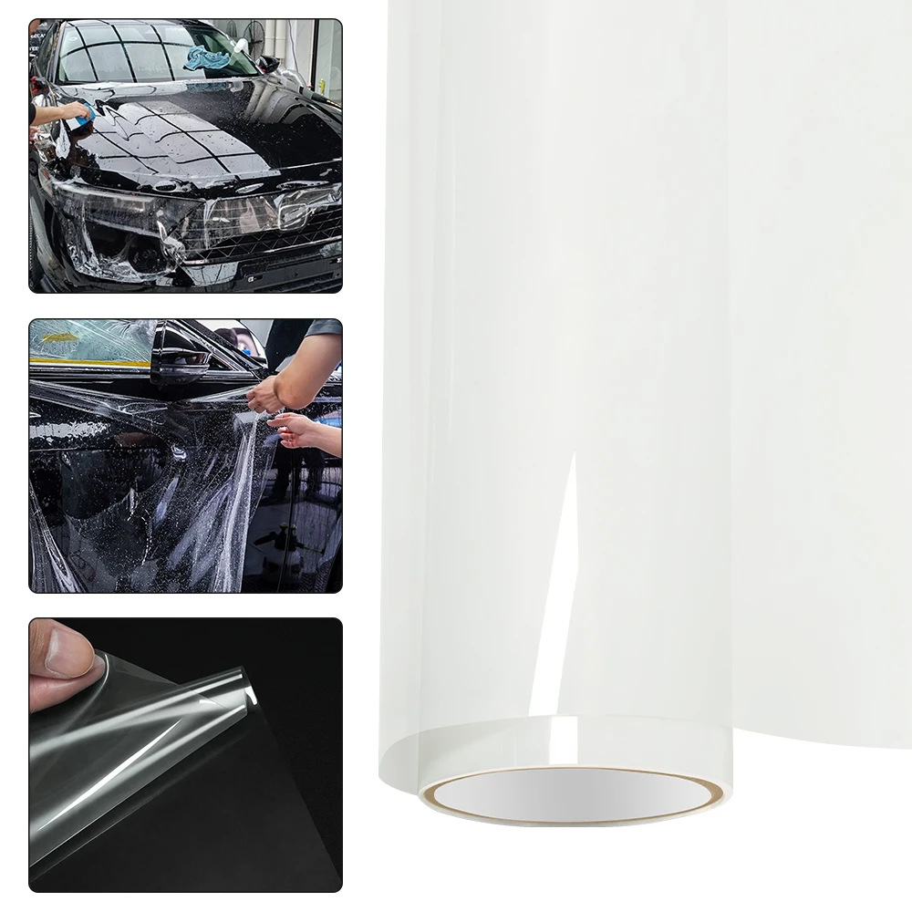 

TPH Paint Protection Film PPF Clear Car Vinyl Wrap Full Body Scratch Resistant Self Healing Invisible Car Bra for Auto Vehicles