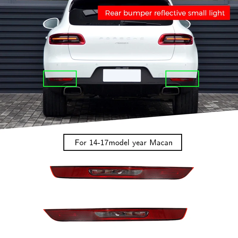 95B945725J  95B945726J  rear bumper reflective small light for porsche macan 95B.1 2014-2017