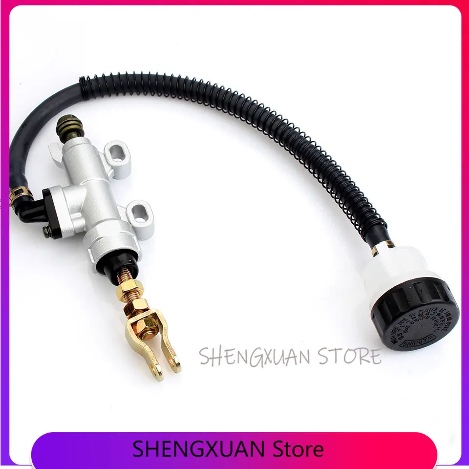 

Motorcycle Dirt Pit Bike Sportbike Atv Rear Foot Brake Master Cylinder Reservoir Pump Aluminium Motor Accessories
