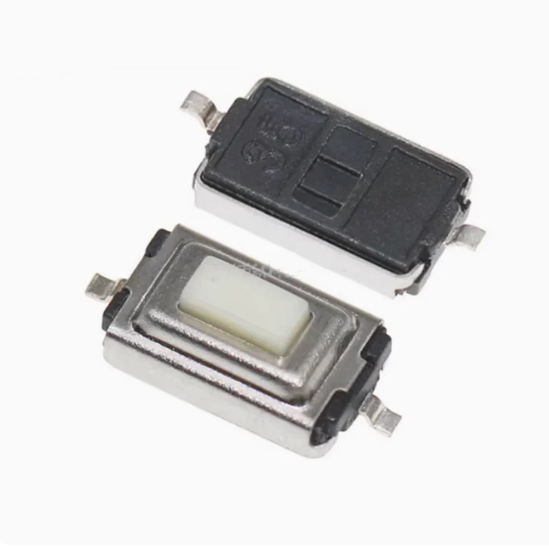 200pcs SMD White Tact Switch Push Button 3mm*6mm*2.5mm Micro Switch