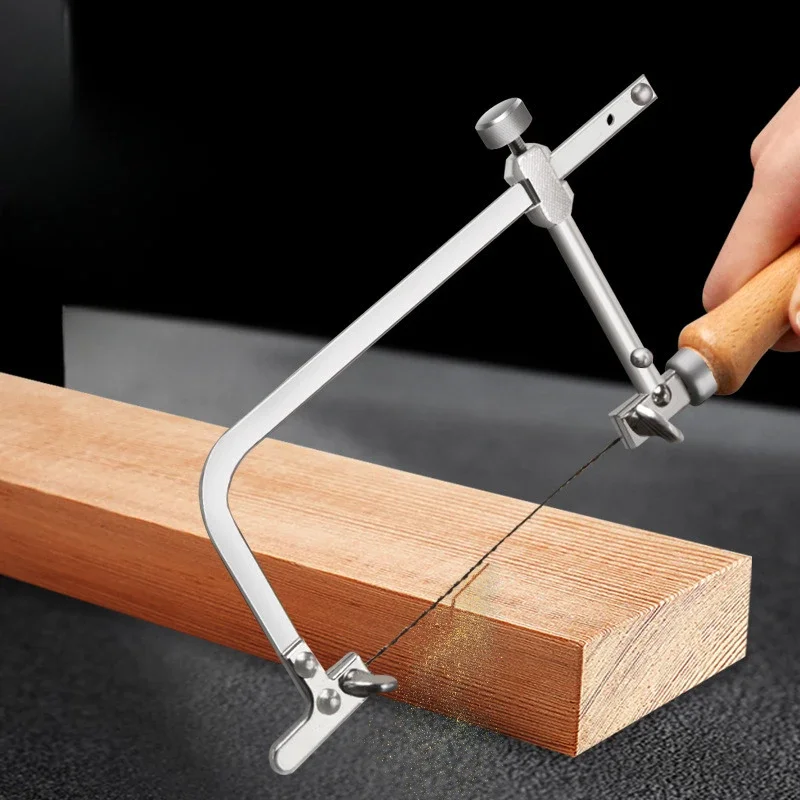 12pcs Adjustable Jeweler's Saw Frame Kit with Blades for Wax Ring Metal Precision Cutting Jewelry Making Tool