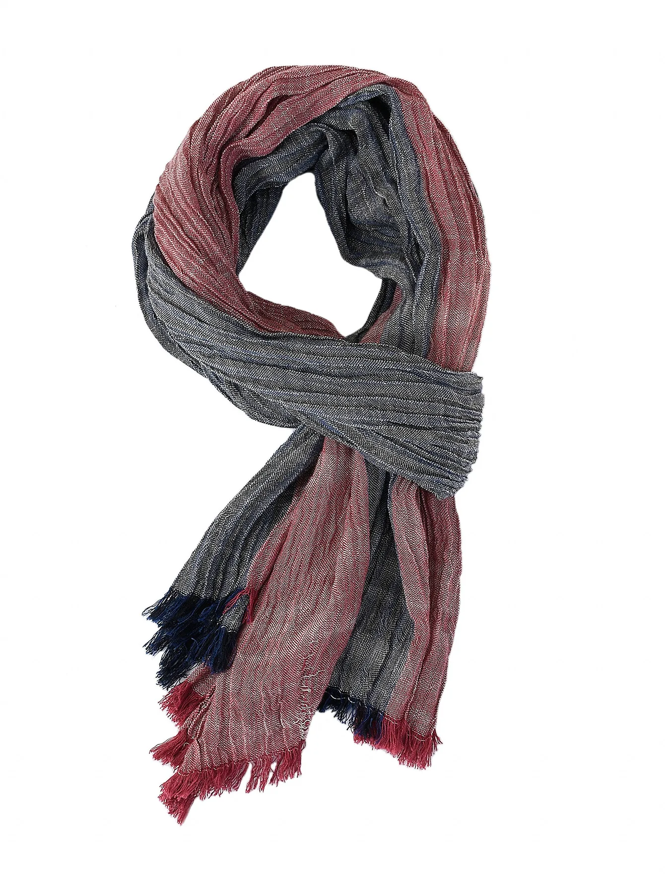 Mode Männer Schal Baumwolle Leinen Gestreiften Schals Herbst Winter Warme Halstuch Pashmina Casual Männlichen Zubehör Bufandas Schals – Detail 11