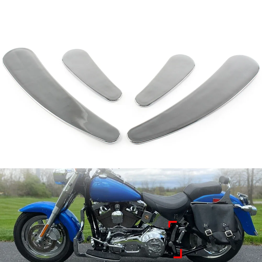 4Pcs Motorcycle Swingarm Frame Inserts Kit For Harley Davidson Softail Heritage Springer Fatboy 1984-2007