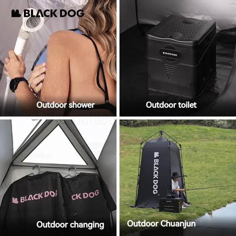 Imagem -05 - Naturehike-blackdog Shower Toilet Tent Cabine Automática One-touch Tent pu Impermeável 2000 Protetor Solar Alta Privacidade ao ar Livre Upf 50