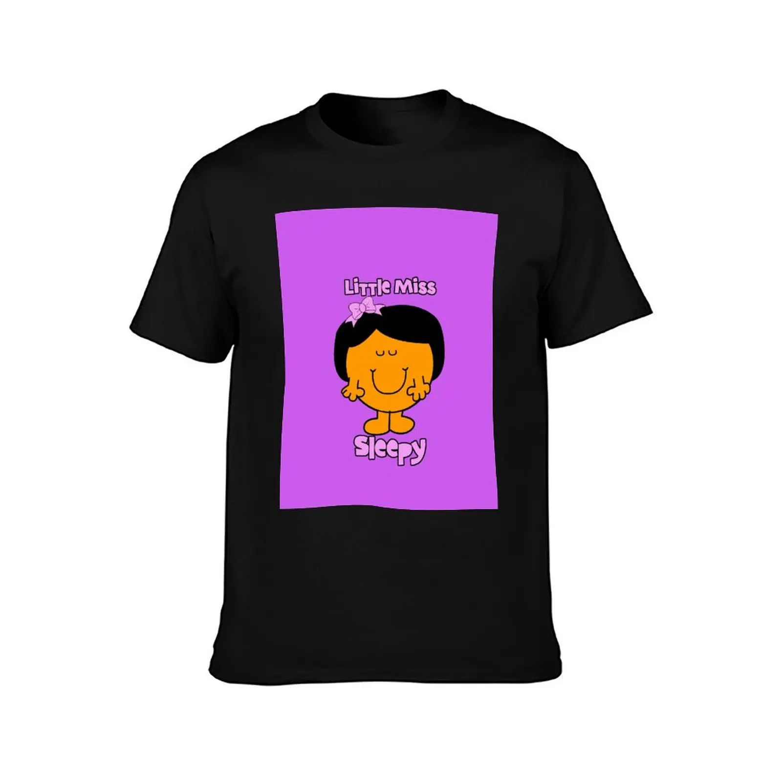 リトルミス眠い Tシャツマン tシャツシャツグラフィック面白い tシャツ男性