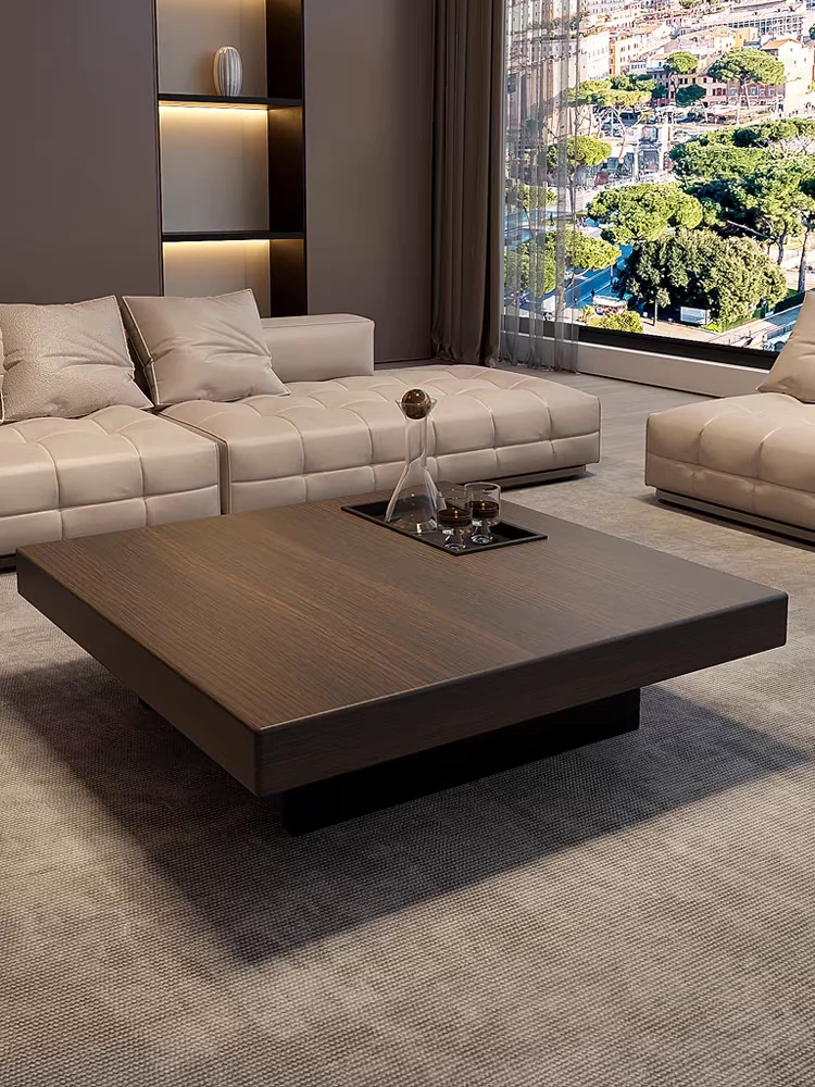 

Роскошная современная мебель для гостиной: прочный комплект журнальных столиков с квадратной столешницей из массива дерева