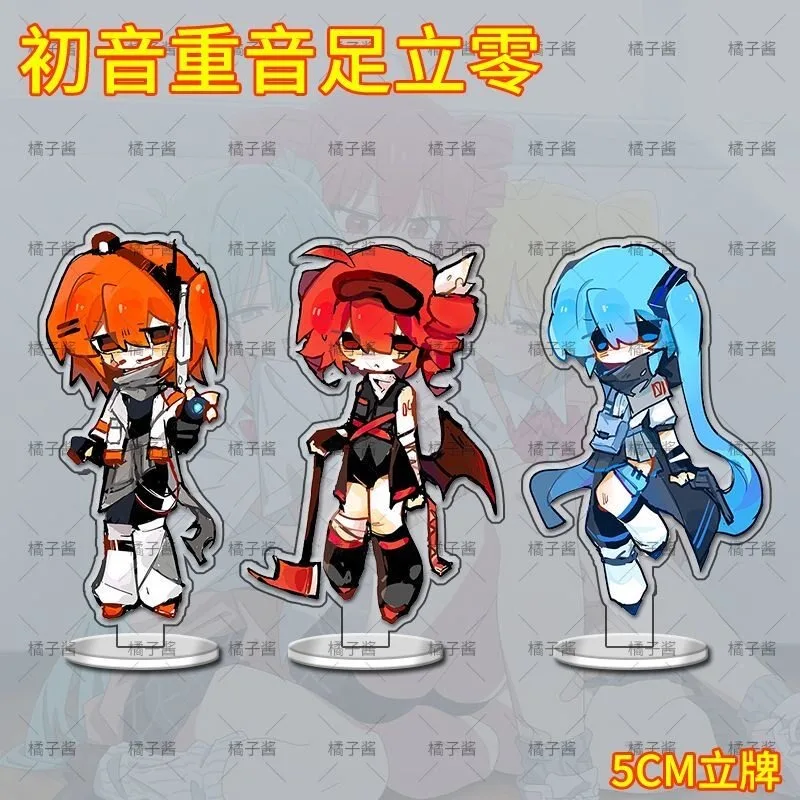 Hatsune Miku Acrylic Stand Kasane Teto Anime Model Action Figure Ornament Desktop Decoration Exquisite Goods Friend Gift Cosplay